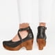 thumbnail image 5 of Zapatos de plataforma poco profundos con tacón grueso y tacón alto con hebilla informal para mujer Wmkox8yii shjk6237, 5 of 5
