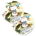thumbnail image 1 of Dixie Beer Set of 2 Cup Holder Car Coaster, 1 of 1