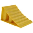 thumbnail image 1 of OULII 1Pcs Wheel Chocks for Trucks Plastic Heavy Duty Yellow Vehicle Stabilization, 1 of 8