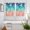 Multicolor, variant on Teal Yellow Ombre Coastal Kitchen Curtains Window Panels, Sea Nautical Summer Beach Starfish Coral Insulated Window Treatment Curtain, Grommet Curtains for Bedroom/Living Room, 2 Piece 42"Wx45"L
