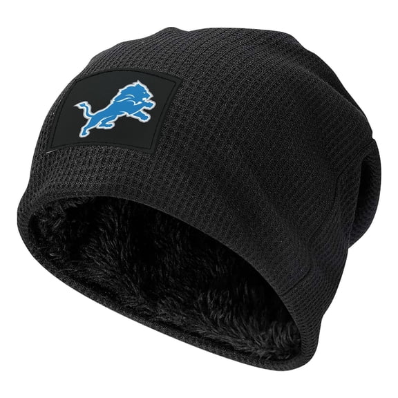 Lion Sport Logo Unisex Knitted Hat For Adults, Fleece-Lined For Autumn And Winter, Soft And Comfortable Buffet Hat/Ski Hat