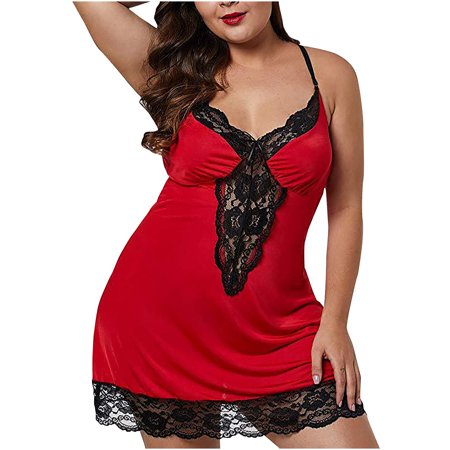 

KBKYBUYZ Women s Lace Sexy Pajama Suspender Suit