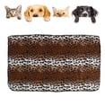 thumbnail image 3 of Kennel Blanket, Easy To Clean And Carry Plush Pet Blanket Warm Comfortable  For Cats For Dogs For Small Pets Leopard Print M, 3 of 8