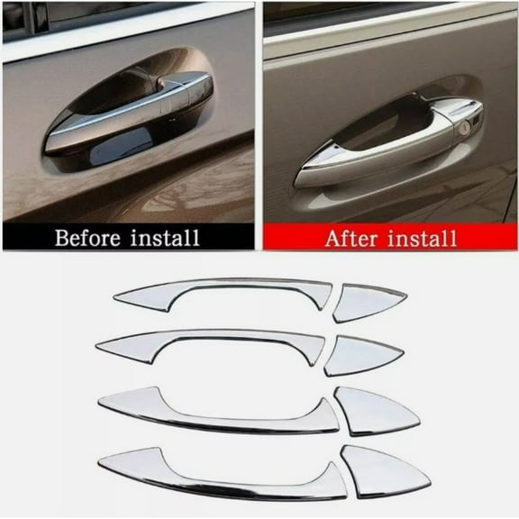 Chrome Door Handle Cover for Mercedes for Benz E GLK ML CLA C-Class W204 W212