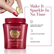 Connoisseurs Fine Jewelry Cleaner for Gold, Diamonds, Platinum, and Gemstones, 8 fl oz