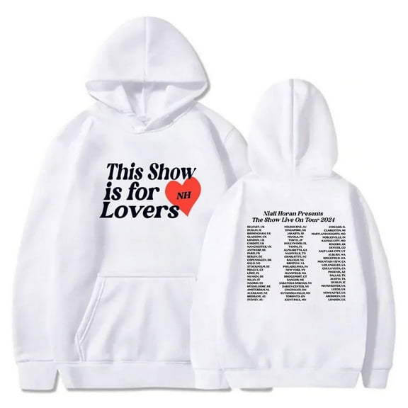 Niall Horan THIS SHOW IS FOR LOVERS Merch Hoodie Pockets Drawstring Unisex Hooded Sweatshirt Fashion Clothing
