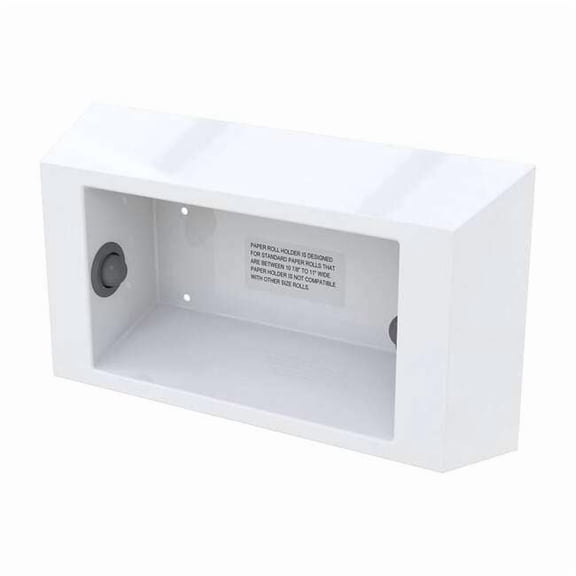 16-5/8" L Paper Towel Dispenser, SS White WH1848B