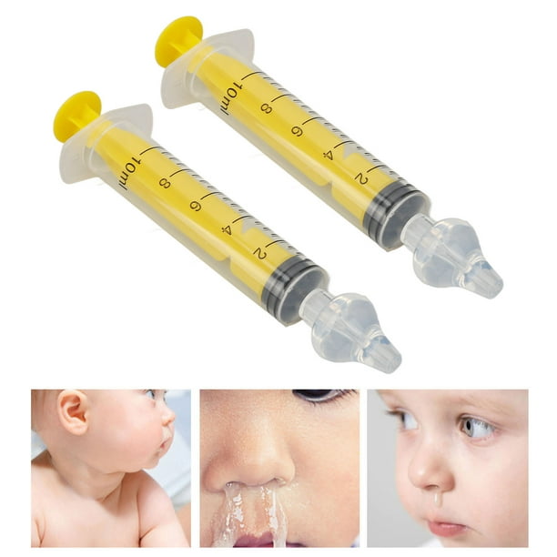 Dispositivo De Enjuague Nasal, Aspirador Nasal Portátil Para Bebé De 10 Ml, Presión Controlable De Silicona, Reutilizable Para El Hogar