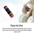 thumbnail image 2 of Guardurnaity 100 piezas de bandas para el cabello gruesas ajustables sin enganches para la escuela soporte de cola de caballo elásticos Scrunchies para Accesorio para el cabello colorido 4 Guardurnaity AP010196-04B, 2 of 5