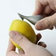 thumbnail image 6 of Alessi "Apostrophe"18/10 Matte Stainless Steel Orange / Cirtus Peeler, 6 of 7