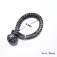 thumbnail image 3 of Grey 6mm*80mm Synthetic Rope Shackle,Soft Shackles For Yacht,Winch Shackle Recovery Soft Grip ,Easy to Use, 3 of 5