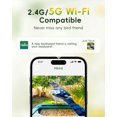 thumbnail image 3 of Comedero para aves Camojojo Hibird 4K HD con IA, WiFi dual para exteriores, 3 of 8