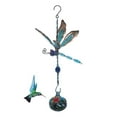 thumbnail image 4 of Pruboru Artistic Butterfly Chain-Link Bird Feeder, Garden Hummingbird Feeder Wind Chime, Delicate Outdoor Bird Feeding Tool And Design, Metal Glasses Bird Feeders for Outdoor Gaden Decor (1Pc), 4 of 8