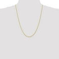 thumbnail image 2 of Real 14kt Yellow Gold 1.5mm Parisian Wheat Chain; 24 inch; Lobster Clasp; for Adults and Teens; for Women and Men, 2 of 5