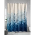 thumbnail image 5 of Fsddascl Blue Botanical Shower Curtain Set - 54" x 78" Washable Bathtub Curtain with 12 Hooks, Spring Summer Farmhouse Retro Beige Waterproof Fabric Stall Shower Curtains for Bathroom/Bathtub Décor, 5 of 6