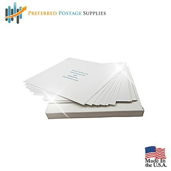 Preferred Postage Supplies Premium Adhesive/Bright White 572 Pinwheel Postage Meter Tapes 5x5 Compatible with Hasler, Neopost, Pitney Bowes and Francotyp Postalia, USPS APPROVED