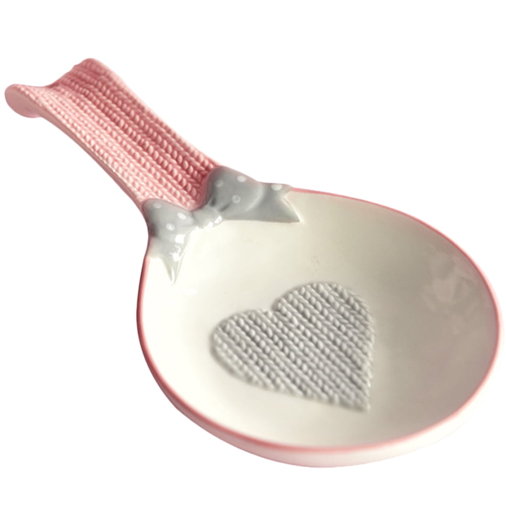 HOOWIFFY Ceramic Spoon Rest Set for Kitchen Utensils - , Easy to Clean, Assorted Colors, Holder