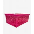 thumbnail image 4 of Plastic Storage Box 10L, Neon Pink, 14.6"x10.2"x5.5",  Qutu, Use by Adults and Teens, 4 of 7