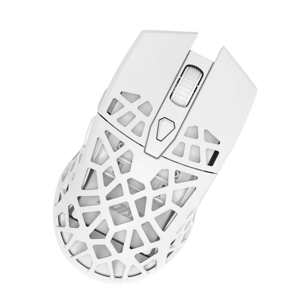 Ratón para juegos Lightweight 500mAh Honeycomb Shape Mouse blanco Baoblaze ratón inalámbrico para juegos