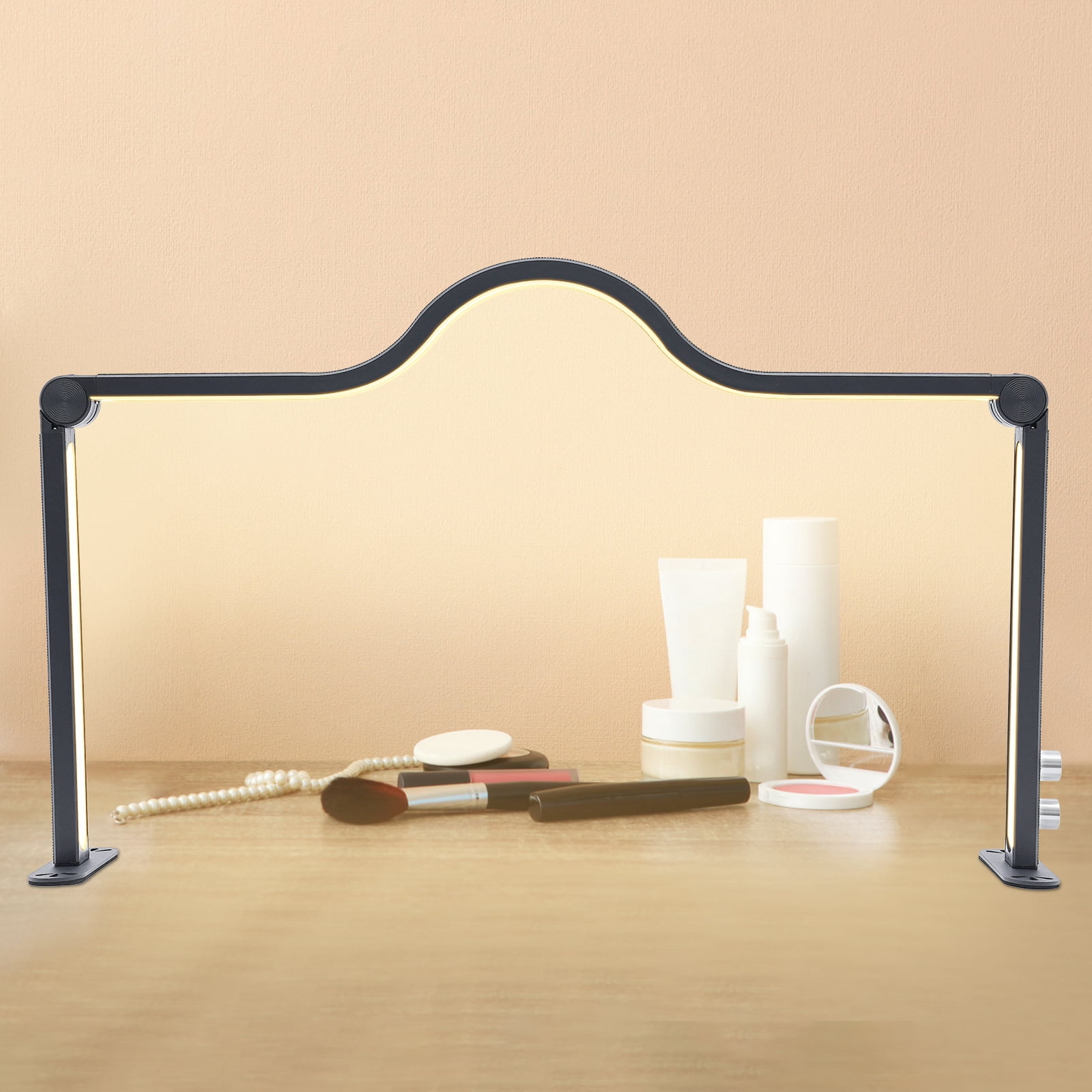 Dwellnix Half Moon Led Nail Desk Lamp Nail Tech 3000k 6000k Stepless Dimming Light