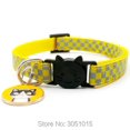 thumbnail image 1 of Wholesale 100PCS Reflective cat collar personalized dog id tag necklace accessories Anti-lost adjustable size cat tag safety ShopWise Round, 1 of 19