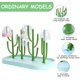 thumbnail image 3 of Escurreplatos ABS - Forma de cactus - para biberones, cubiertos, chupetes, collares, pendientes, anillos, tazas, 3 of 5
