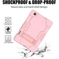 thumbnail image 5 of SOATUTO Tablet Case for Galaxy Tab S6 lite 10.4 2022 Heavy-Duty Drop-Proof Shock-Resistant Hybrid Case Built-in Stand,for Samsung Galaxy Tab S6 Lite 2020 2022 Model P610 P615 P61 P619 - Rosr Gold, 5 of 6