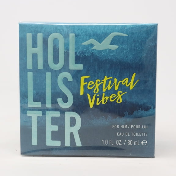 Hollister Festival Vibes Eau De Toilette Spray For Men 30ml