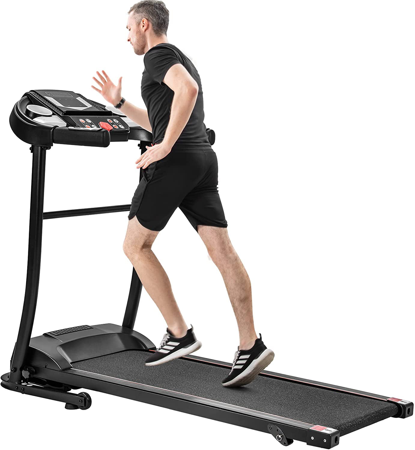 Supine Details about    Four-in-one Mechanical Treadmil Folding Shock Running Twisting Massag 
