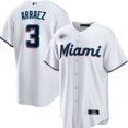 thumbnail image 2 of Marlins 2 White Fans Baseball Jersey MLB Marlins Chisholm Jr. Jersey, 2 of 5