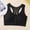 c01Black, variant on Front Zipper Sports Bras for Women Wirefree Underwear Front Closure Racerback Compression Thin Solid Color Yoga Bras Blue M