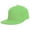 Neon Green, variant on Top Headwear Plain Flat Bill Fitted Hat, Olive 7 3/4