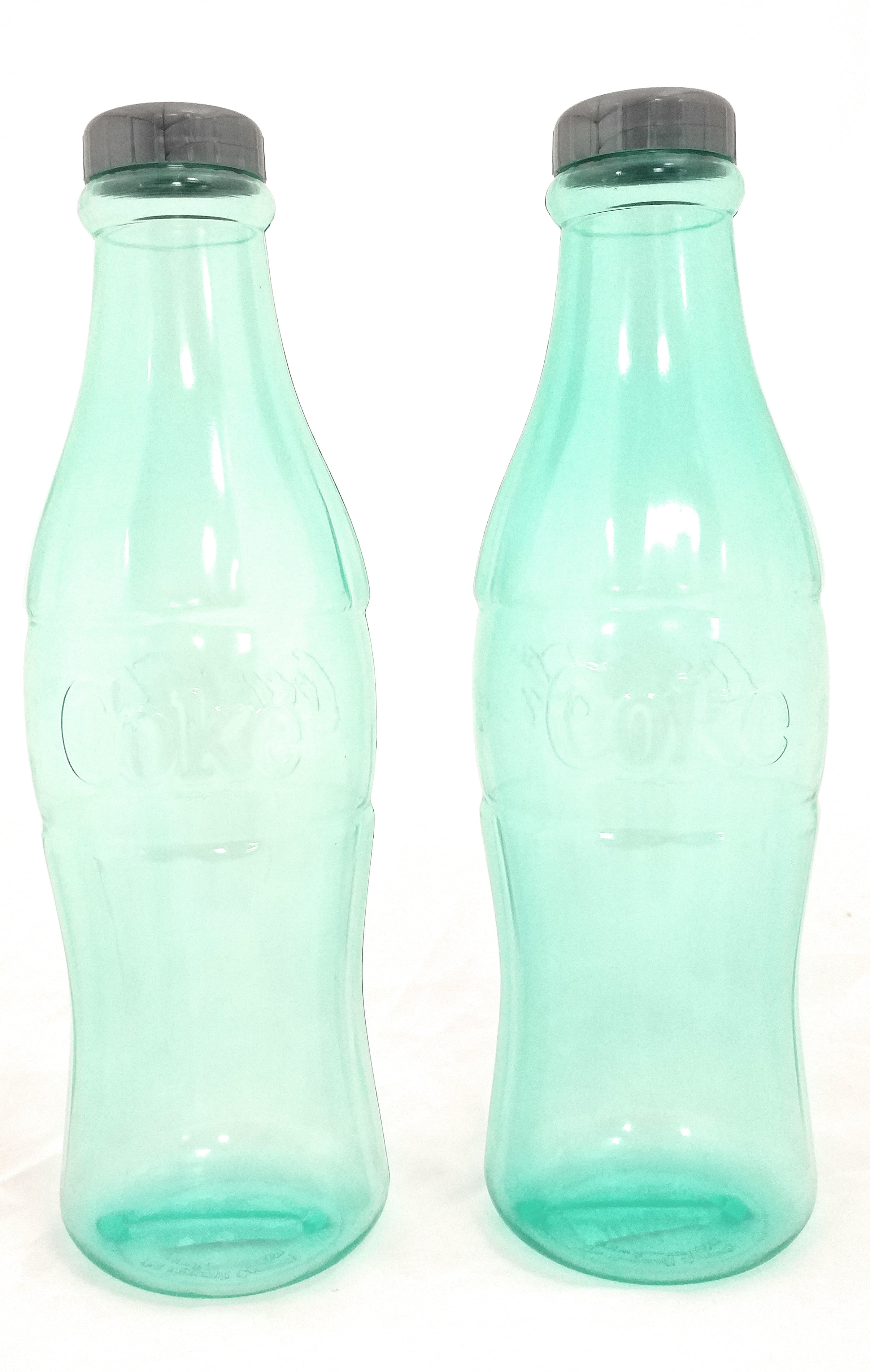 Coca-Cola Coke Bottle Bank - 2 Pack Saving Coins, Paper Money, Adults or Children 12 inch Coin Bank