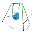 Autmor Toddler Swing HeavyDuty Baby Indoor/Outdoor Swing Set with