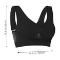 thumbnail image 2 of WEUVEB Top Deportivo Negro Sin Con Suave Y Transpirable Para Yoga Y Entrenamiento Mujer, 2 of 8