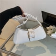 thumbnail image 2 of Bolso Hobo Hugtrwg de Cuero PU para Oficina Blanco, 2 of 9