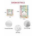 thumbnail image 7 of Easter Kitchen Dish Towels for Drying Dishes Set of 2, Spring Colorful Bunny Eggs Flower Wood Grain Waffle Weave Microfiber Hand Tea Bathroom Towels Quick Dry & Absorbent Towel 12x12, 7 of 7
