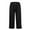Black, variant on SwiftWear Women's Cargo Capri Pants with Button & Zipper - Adjustable Side Elastic Waist Utility Capris with Multi-Pockets, Convertible Cuff S-2XL​