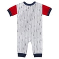 thumbnail image 3 of Newborn & Infant Fanatics White Boston Red Sox Logo Best Series Full-Snap Jumper, 3 of 3