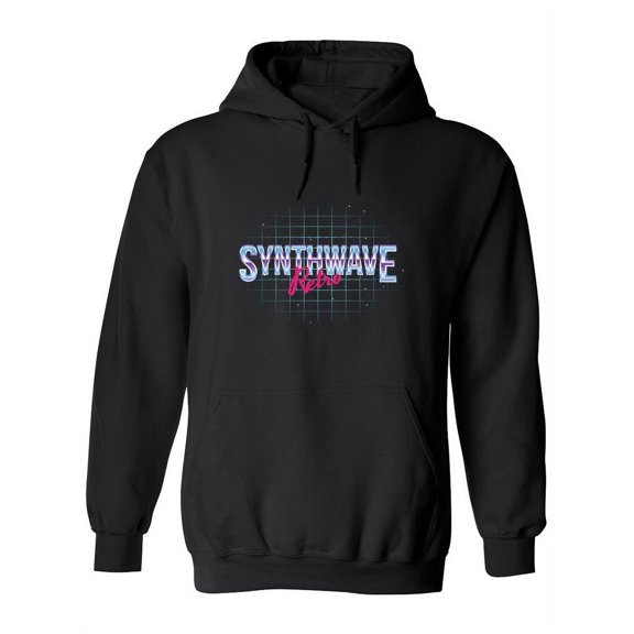 Retro Synthwave Style Hoodie Women -Image by Shutterstock, Female XX-Large