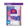 thumbnail image 2 of Hanes Ultimate Girls' Cotton Hipsters 8-Pack Assorted 1 14, 2 of 2