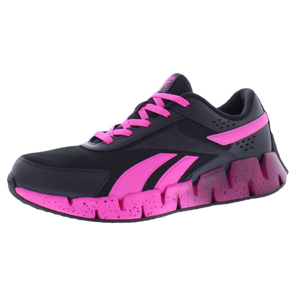 Reebok Zig Dynamica 2.0 Womens Shoes Size 6, Color: Core Black/Lasik Pink/Core Black