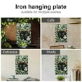 thumbnail image 4 of PHYHOO Vintage Farmhouse Style French Flower Blossoms and Cat Tin Sign 12x8in, Used to Decorate Home Walls, Bedrooms, Living Rooms, 4 of 7