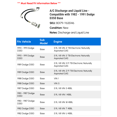 thumbnail image 2 of A/C Discharge and Liquid Line - Compatible with 1982 - 1991 Dodge D350 Base 1983 1984 1985 1986 1987 1988 1989 1990, 2 of 2