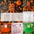 thumbnail image 3 of KPOPLK Halloween Toddler Kids Animal Performance Girls Mesh Tulles Dress with Hair Hoop Beast Clothes Dress up Outfits,Size 5-6Years, 3 of 6
