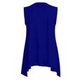 thumbnail image 5 of Sleeveless Vest for Women Summer Casual Open Front Irregular Hem Lightweight Cardigans Beach Coverups, 5 of 5
