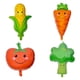 thumbnail image 5 of Decoración de fiesta de verano Globo de fruta Cactus tropical Piña Sandía Taco Fresa Globo de película de aluminio, 5 of 5