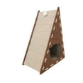 thumbnail image 3 of Pad, de gato, fieltro, rascando el juguete que toca la protección de muebles de para Kitty marrón, 3 of 8
