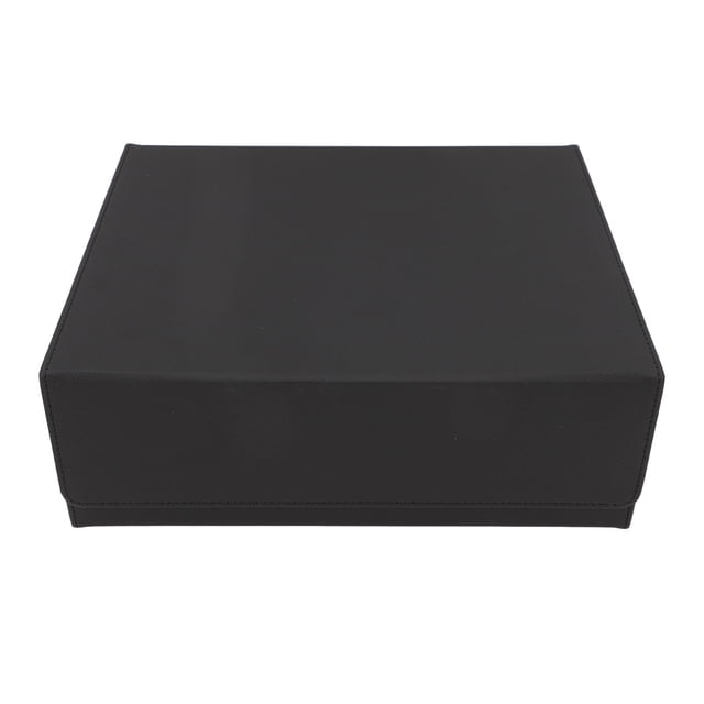 CAJA Para Mazo de Cartas, Estuche de Almacenamiento para Tarjetas de 3 Filas, Estuche de Cuero PU Con Cierre Magnético de Gran Capacidad para Cartas de Juego