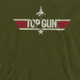 thumbnail image 2 of Top Gun Logo Adult Pull-Over Hoodie, Military Green, Small, 2 of 4